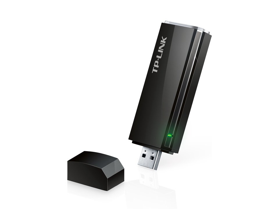 Сетевой адаптер Tp-Link Archer T4U AC1200 черный