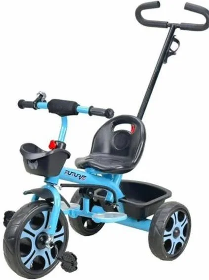 Трёхколёсный велосипед 163 Toys голубой