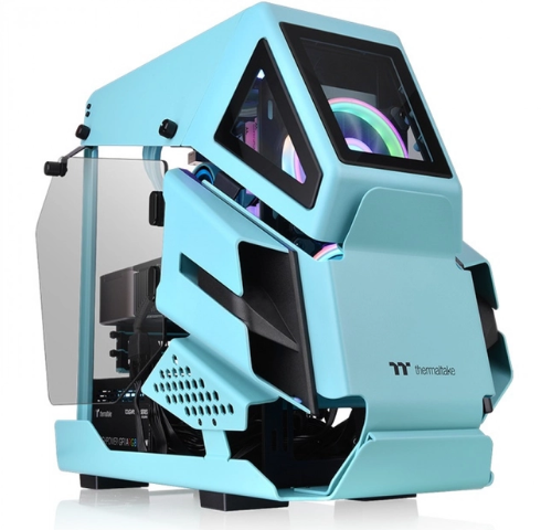 Корпус Thermaltake AH T200 CA-1R4-00SBWN-00 голубой