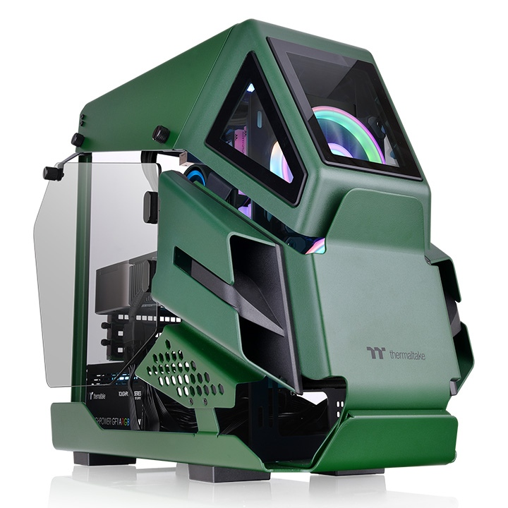Корпус Thermaltake AH T200 CA-1R4-00SCWN-00 зеленый