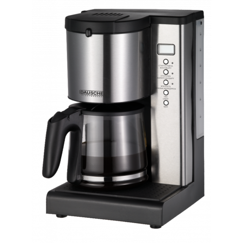 Кофемашина Dauscher DCM-1555LX черно-серебристая купить,NaN