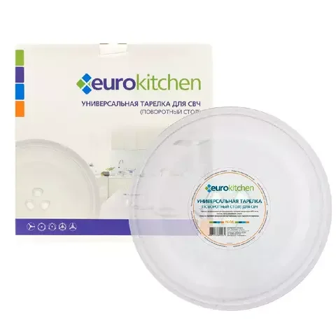 Тарелка для СВЧ Euro Kitchen EUR N-06 Transparent