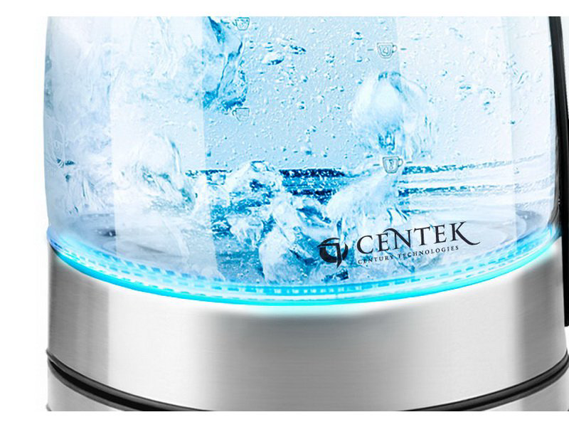 Электрочайник Centek CT-1009 BLS 1.7л черно-серебристый купить,NaN