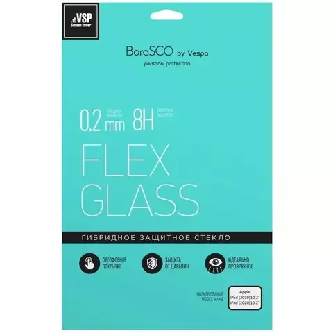 Защитная пленка для планшета BoraSCO Hybrid Glass for Apple IPad 10.2" 2021 50092 Transparent купить,0