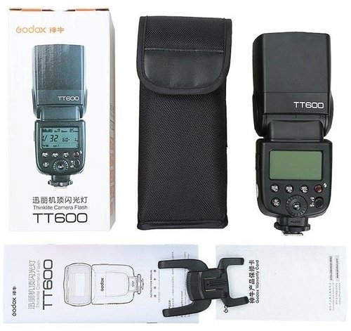Фотовспышка Godox TT600 черный купить,NaN