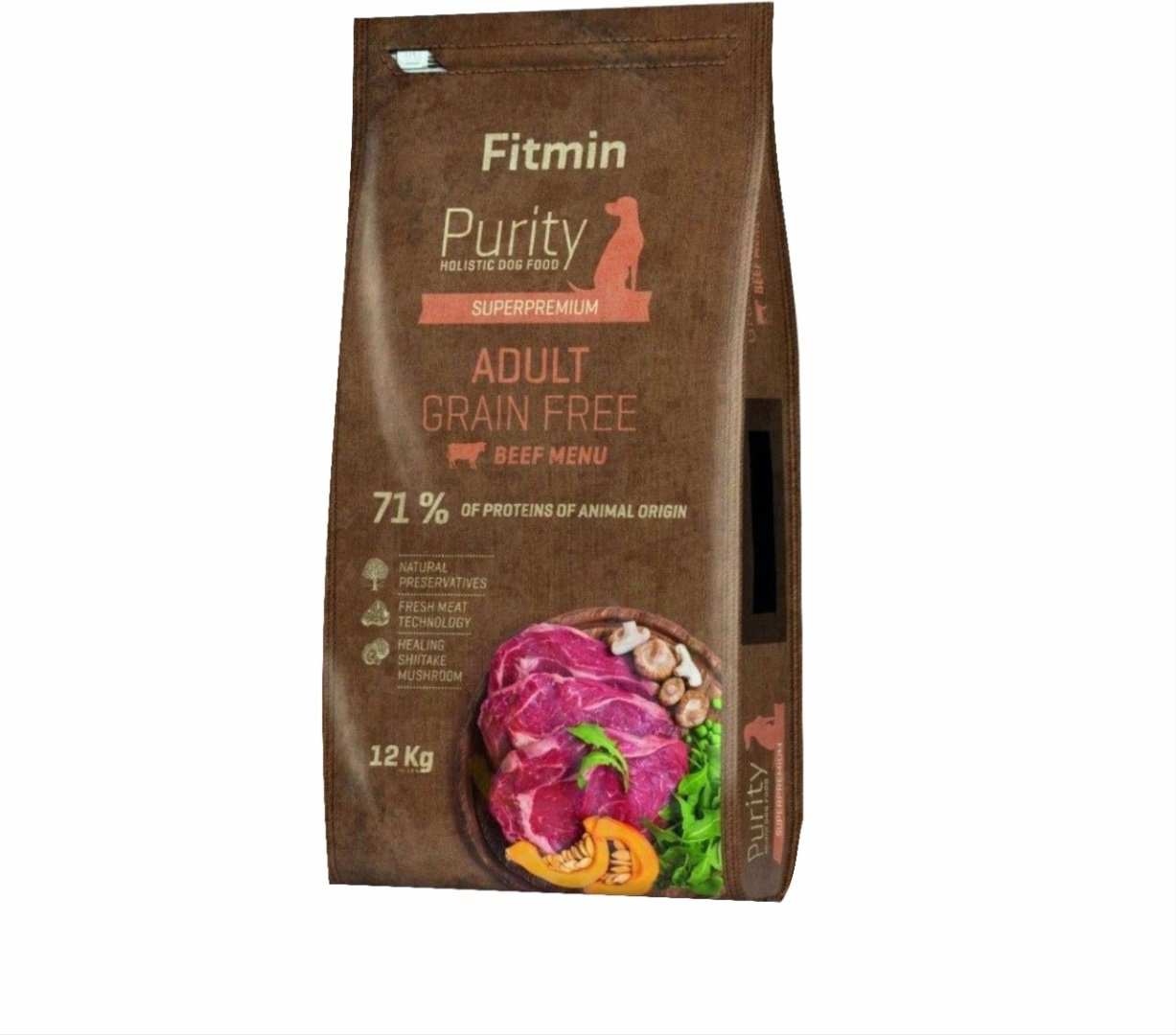 Корм Fitmin Purity Adult Beef Grain Free 12 кг купить,NaN