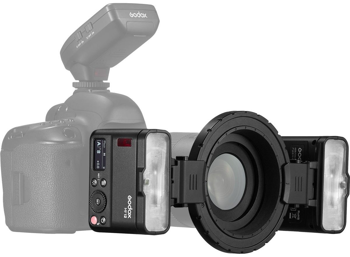 Фотовспышка Godox MF12-K2 KIT