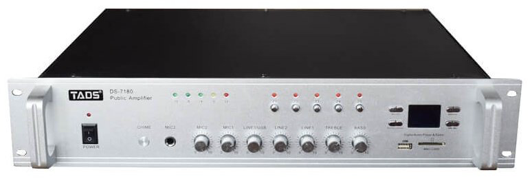 Аудиоусилитель TADS DS-7180 серебристый