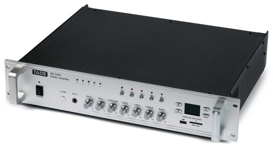 Аудиоусилитель TADS DS-7240 серебристый