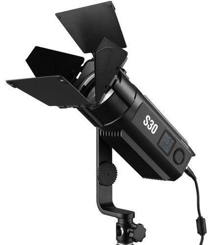 Постоянный свет Godox S30 фокусируемый черный купить,NaN