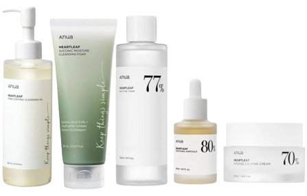Anua Keep Things Simple набор по уходу за лицом для женщин