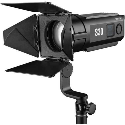 Постоянный свет Godox S30 фокусируемый черный купить,NaN