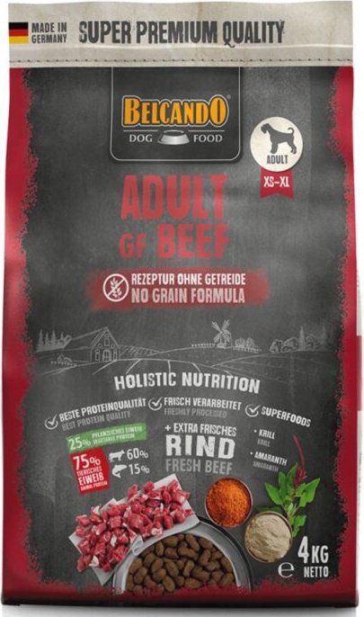 Корм Belcando Adult GF Beef Говядина для взрослых пород 12.5 кг