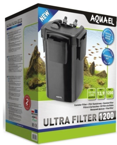 Фильтр AQUAEL внешний ULTRA 1200 для аквариума до 300 л (1200 л/ч, 13,9 Вт) купить,NaN