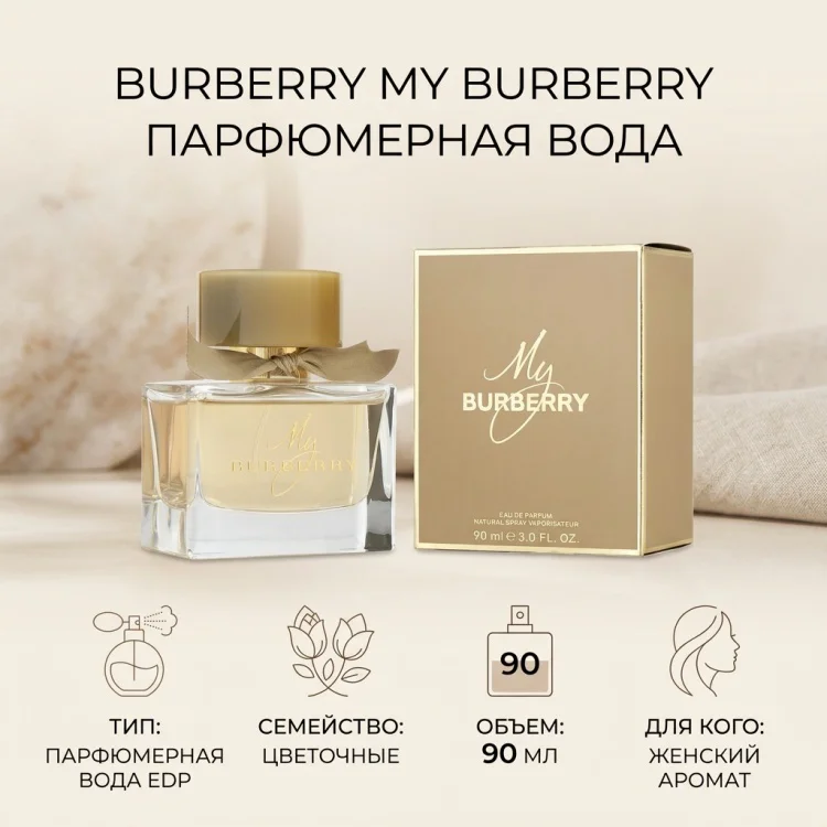 Парфюмерная вода Burberry My Burberry EDP для женщин 90мл