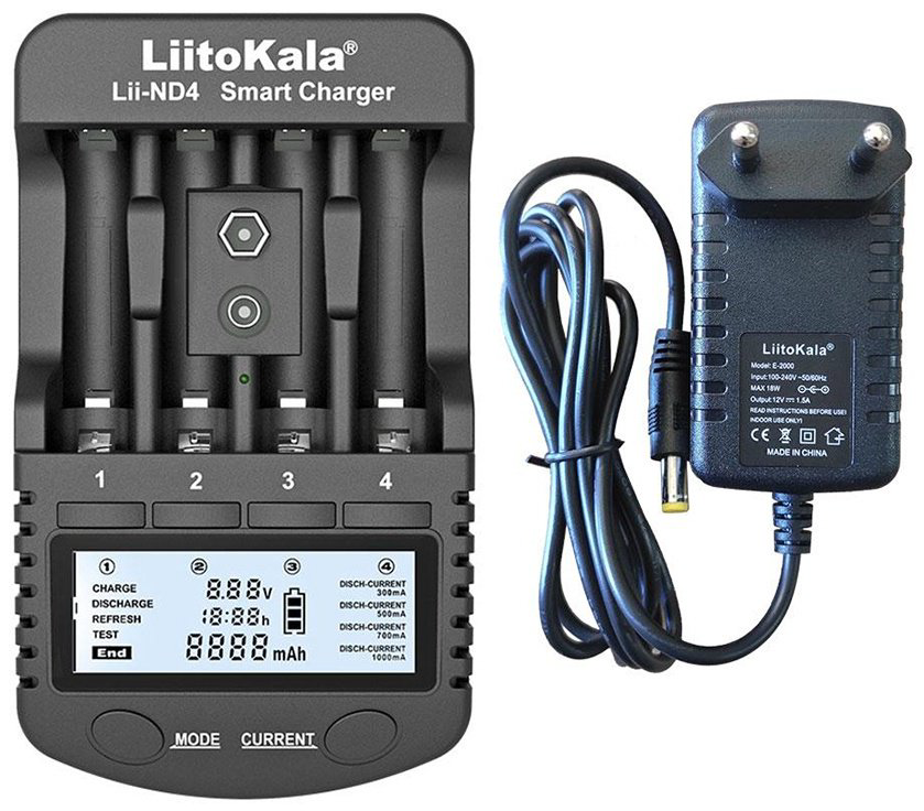 Зарядное устройство LiitoKala Lii-ND4 купить,NaN