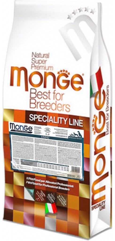 Корм Monge Best for Breeders Утка с рисом и картофелем15 кг