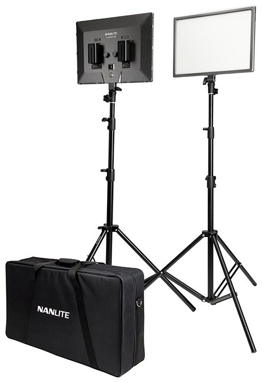 Постоянный свет Nanlite Lumipad 25 2KIT WB черный