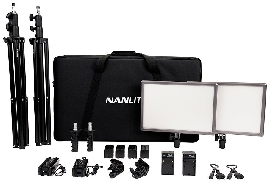 Постоянный свет Nanlite Lumipad 25 2KIT WB черный купить,0