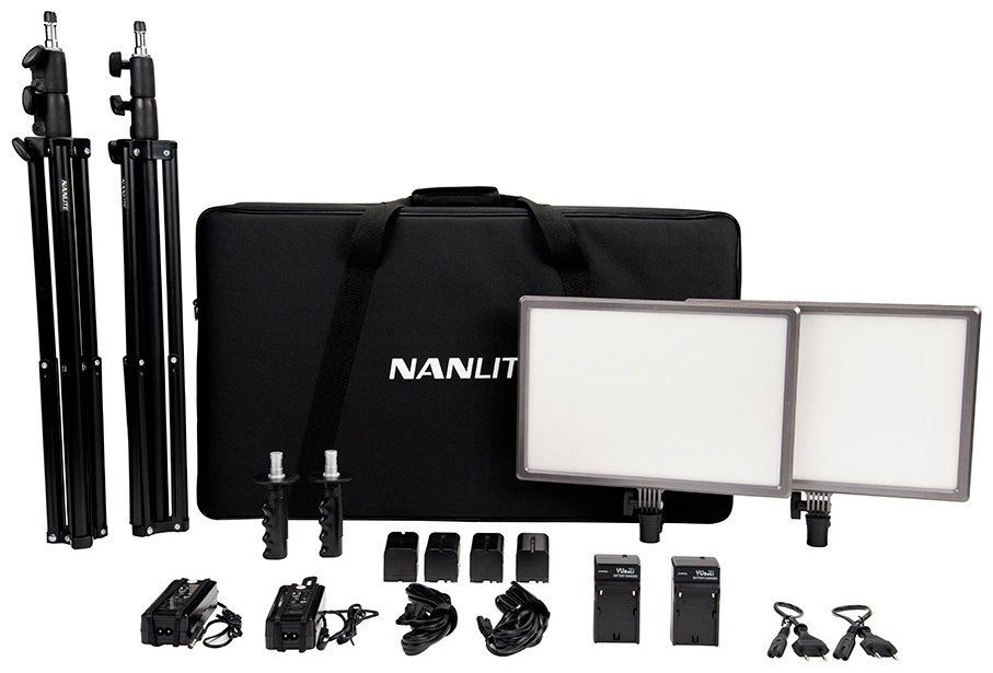 Постоянный свет Nanlite Lumipad 25 2KIT WB черный купить,NaN
