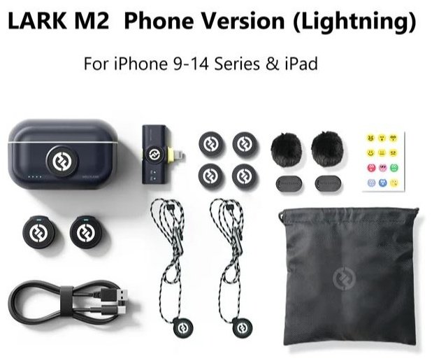 Hollyland Lark M2 Duo Lighting черный купить,NaN