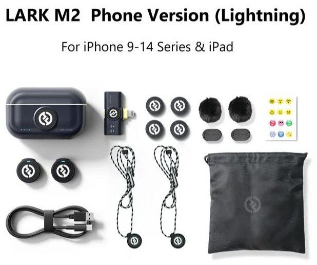 Hollyland Lark M2 Duo Lighting черный купить,NaN