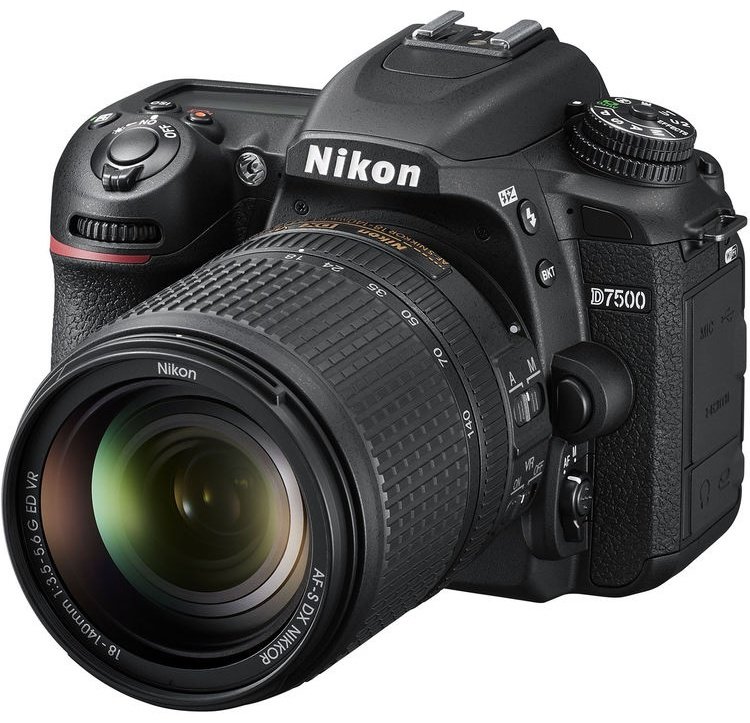 Фотокамера Nikon D7500 Kit 18-140 ED VR DX черный
