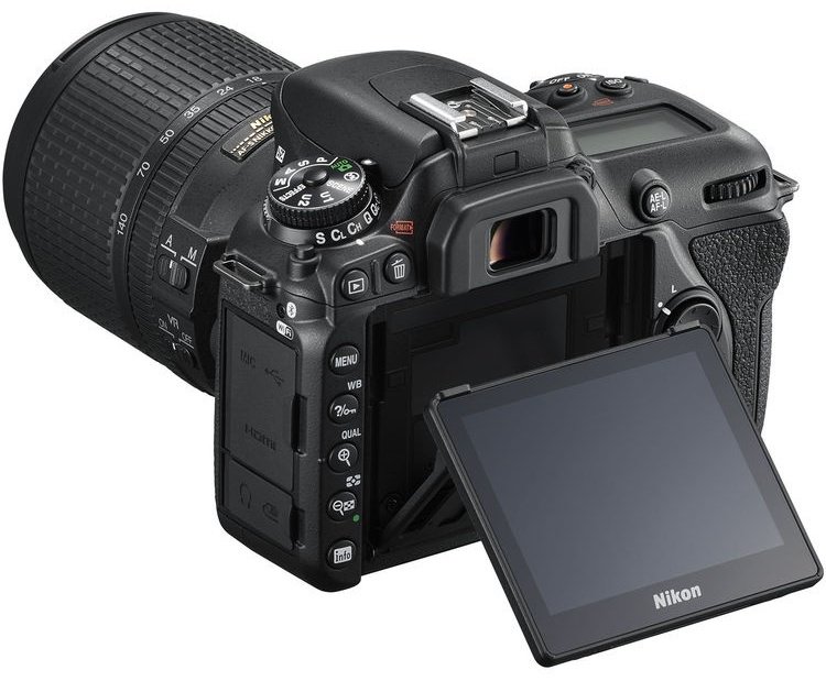 Фотокамера Nikon D7500 Kit 18-140 ED VR DX черный купить,0