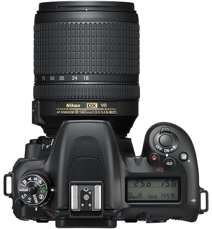 Фотокамера Nikon D7500 Kit 18-140 ED VR DX черный купить,0