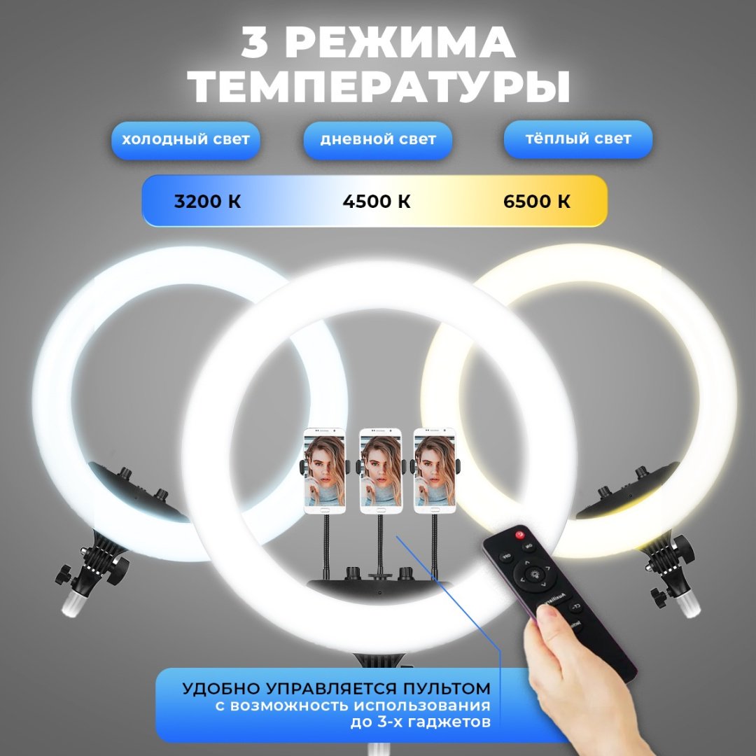 Кольцевая лампа SHOPIK S-50 купить,0
