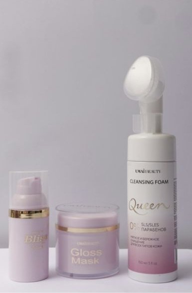 Umai Beauty Queen Gloss Bliss набор по уходу за лицом для женщин