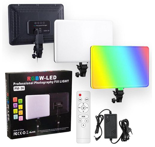 Постоянный свет PM 36 RGB купить,NaN