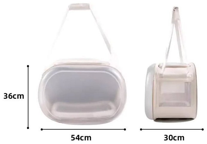 POPOCOLA Sumka_perenoska белый, прозрачный - ForteMarket POPOCOLA Sumka_perenoska белый, прозрачный купить,0