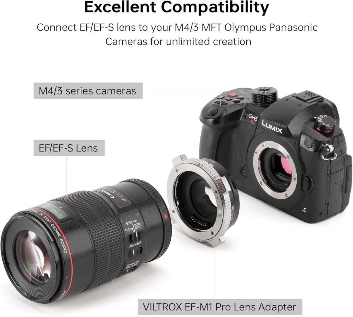 Переходник Viltrox EF-M1 Pro