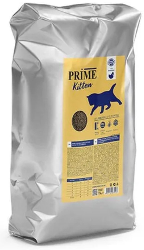 Корм Prime Kitten для котят курица 15 кг