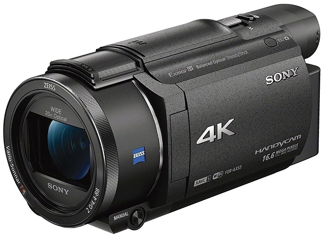 Камера Sony FDR-AX53B черный купить,NaN