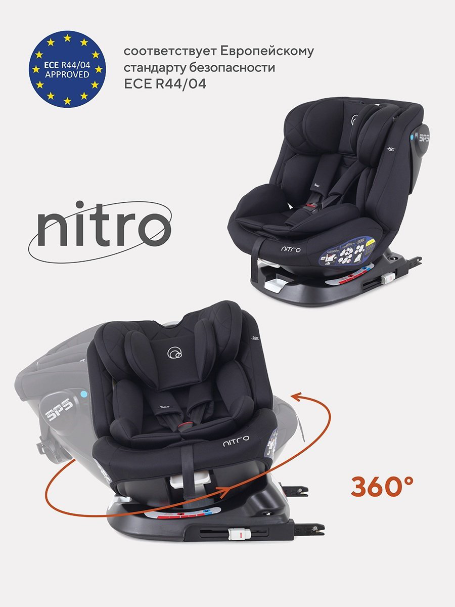 RANT Nitro 0/1/2/3 (до 36 кг) черный купить,NaN