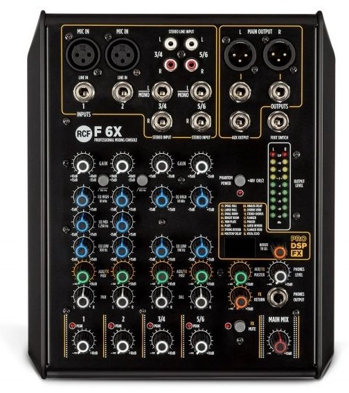 Микшерный пульт RCF F 6X черный купить,NaN