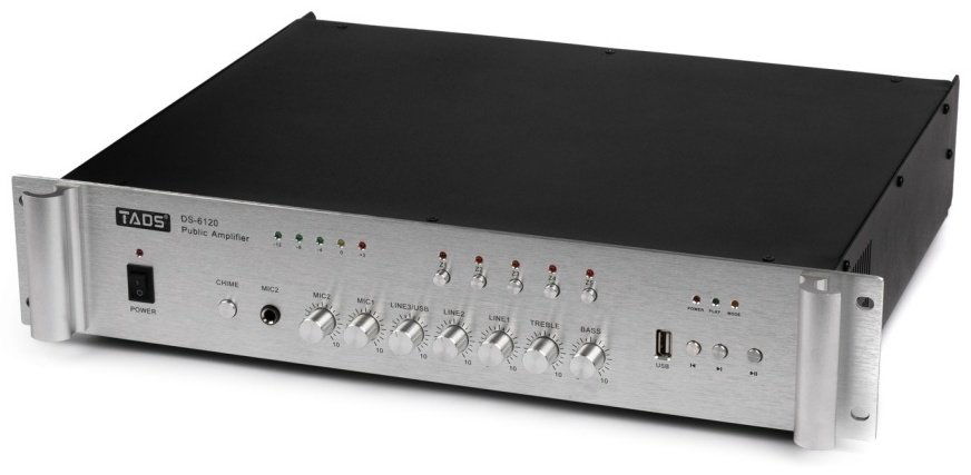 Аудиоусилитель TADS DS-6120 серебристый купить,NaN