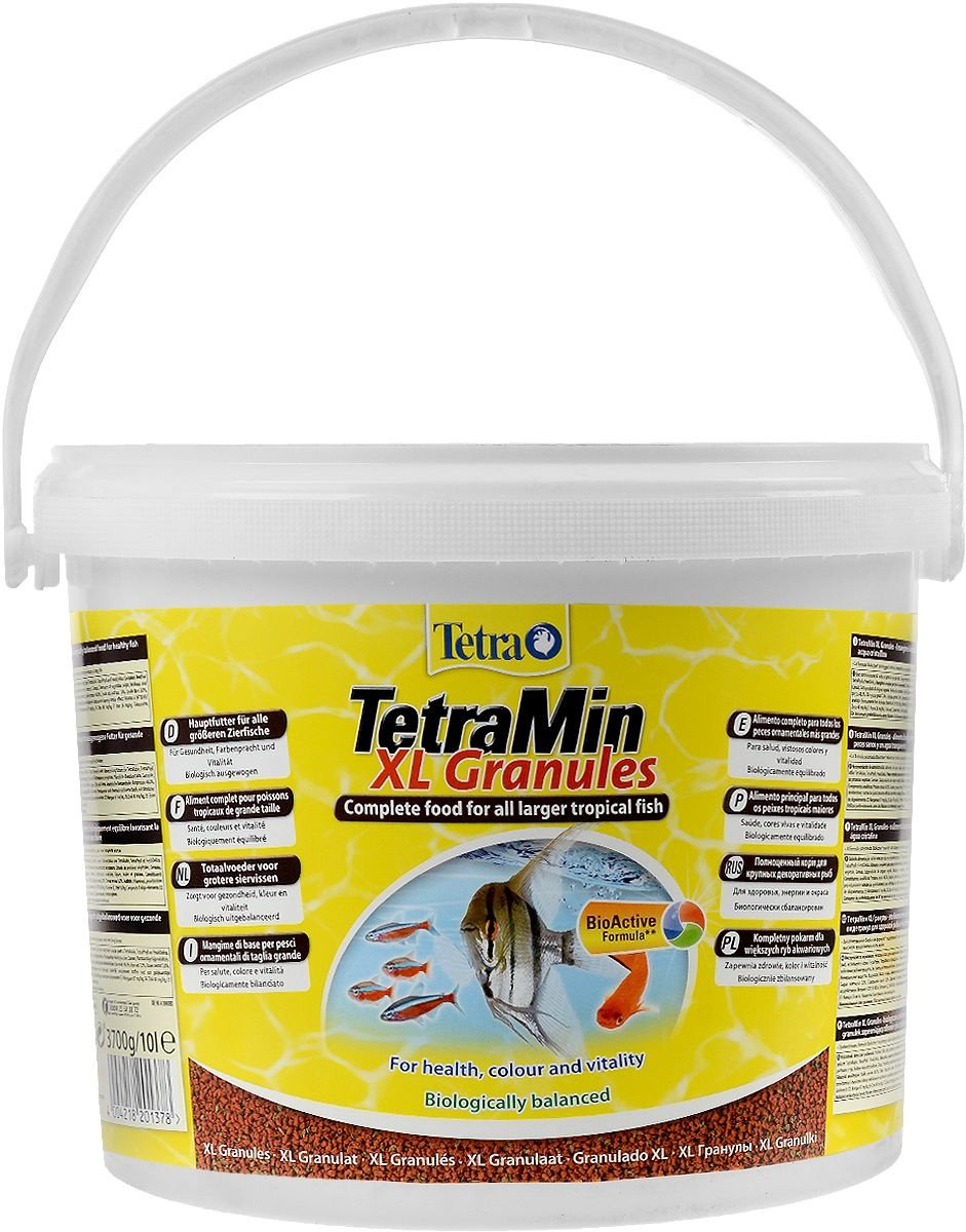 Корм Tetra TetraMin XL Granules для крупных декоративных рыб 10 л купить,NaN