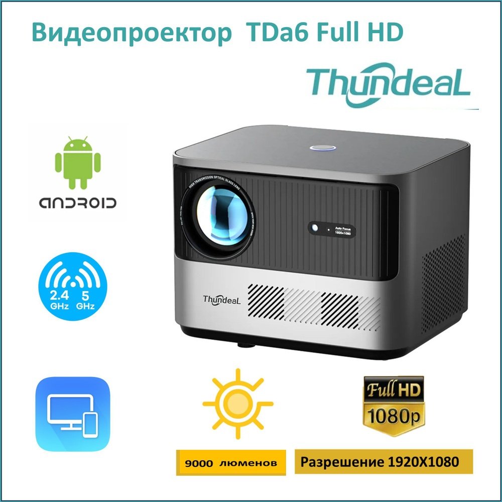Проектор ThundeaL TDA6 - ForteMarket Проектор ThundeaL TDA6 купить,0