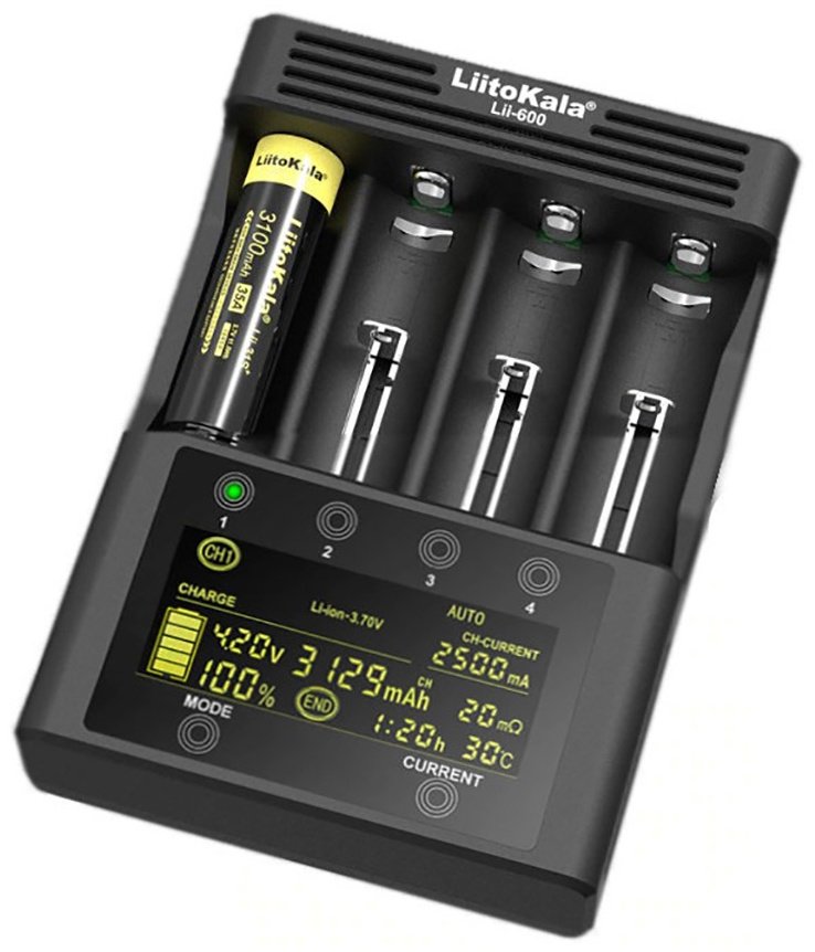 Зарядное устройство LiitoKala Lii-600 - ForteMarket Зарядное устройство LiitoKala Lii-600 купить,0