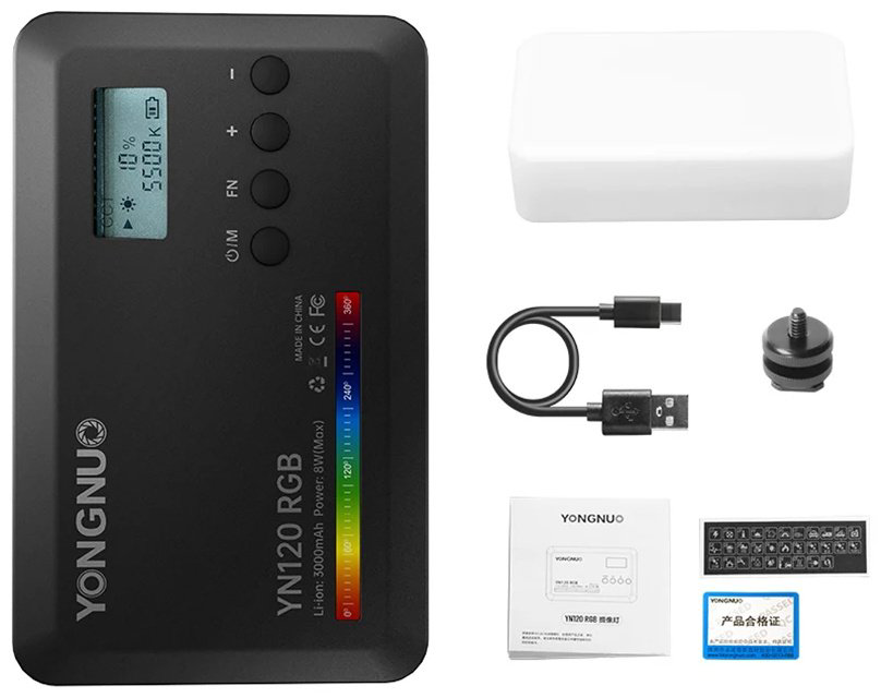 Постоянный свет YongNuo YN120RGB купить,NaN