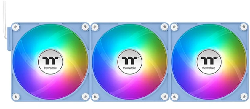 Вентилятор Thermaltake CT120 ARGB Sync PC Cooling Fan Hydrangea Blue 3-pack CL-F198-PL12BU-A