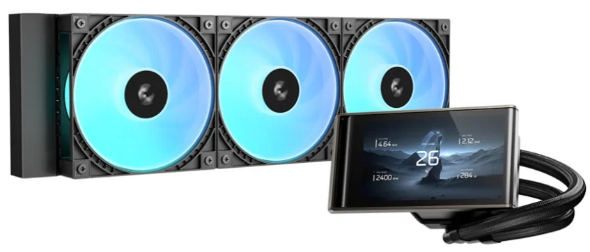 Кулер Deepcool LT360 ARGB Vision ARGB R-LT360VISION-BKAMMC-G-1 Black купить,NaN