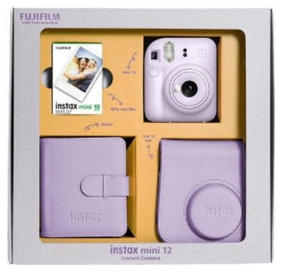 Фотокамера моментальной печати Instax Fujifilm Instax mini 12 фиолетовый купить,NaN