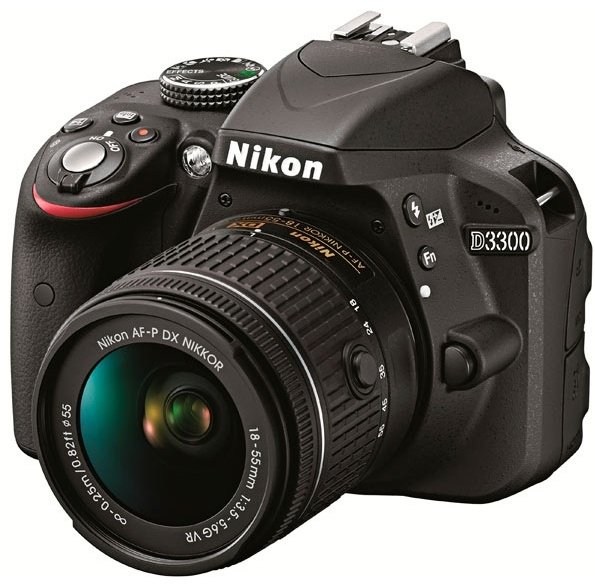 Фотокамера Nikon D3300 Kit 18-55VR AF-P черный