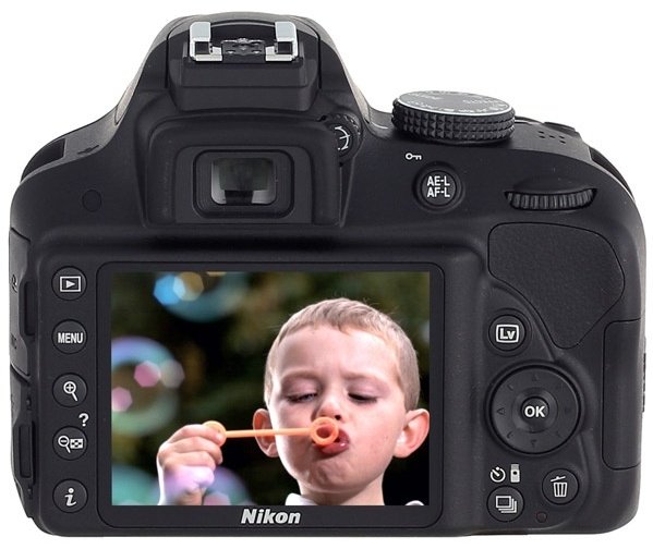 Фотокамера Nikon D3300 Kit 18-55VR AF-P черный купить,0