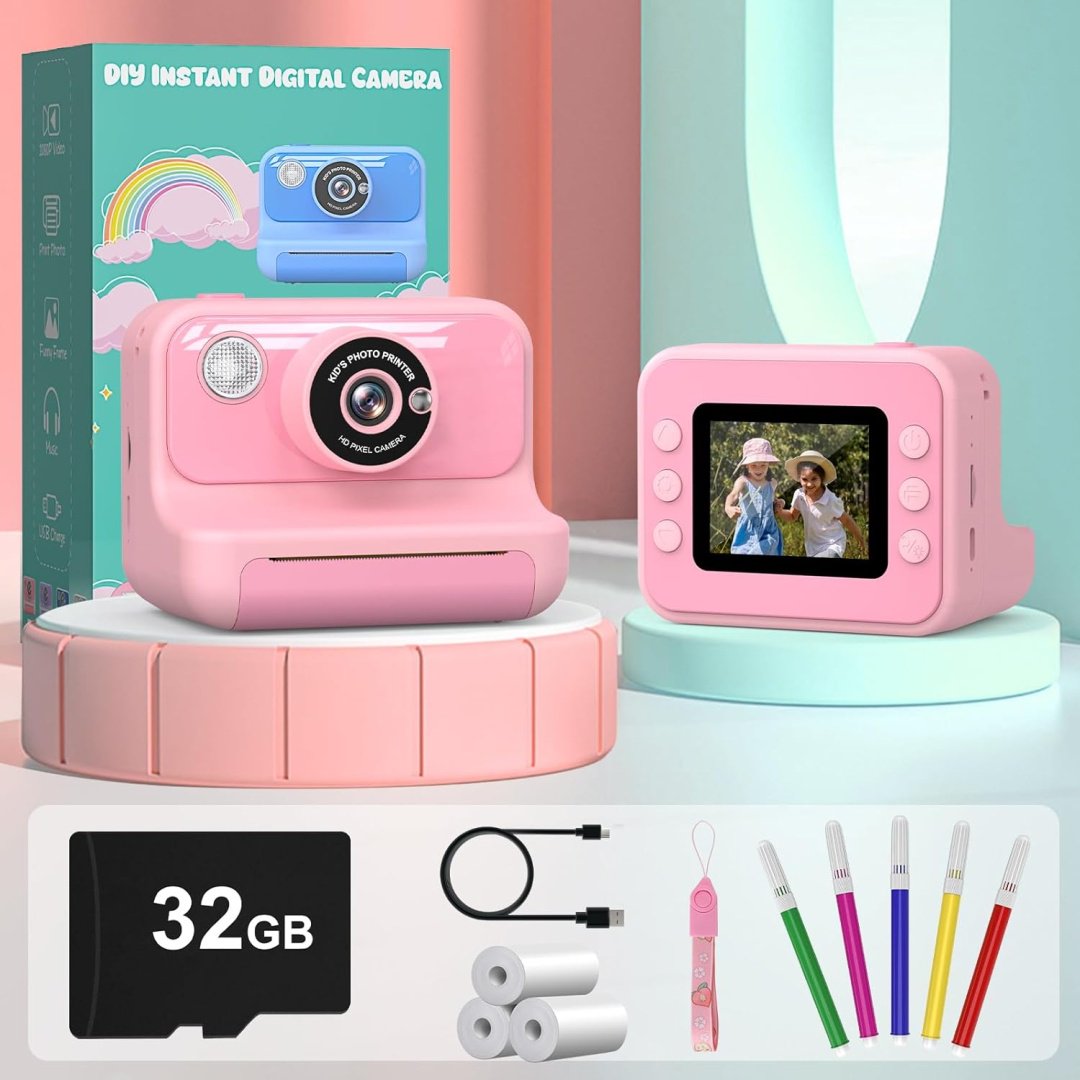Фотокамера моментальной печати MD MD-022P розовый - ForteMarket Фотокамера моментальной печати MD MD-022P розовый купить,0