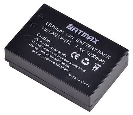 Аккумулятор Batmax LP-E12 - ForteMarket Аккумулятор Batmax LP-E12 купить,0